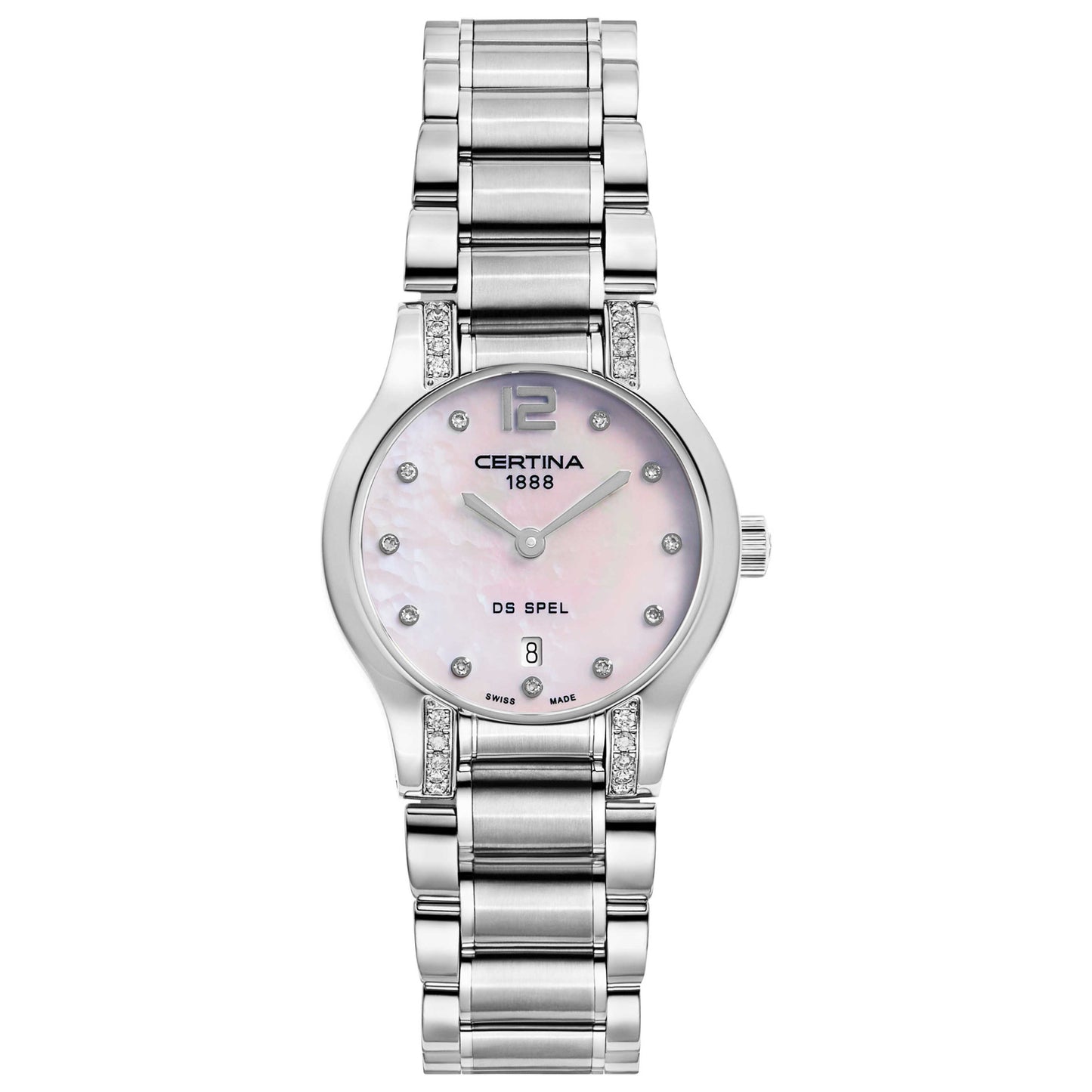 Front view of Certina DS Spel Women's Swiss Quartz (Battery-Powered) Watch C012-209-61-116-00