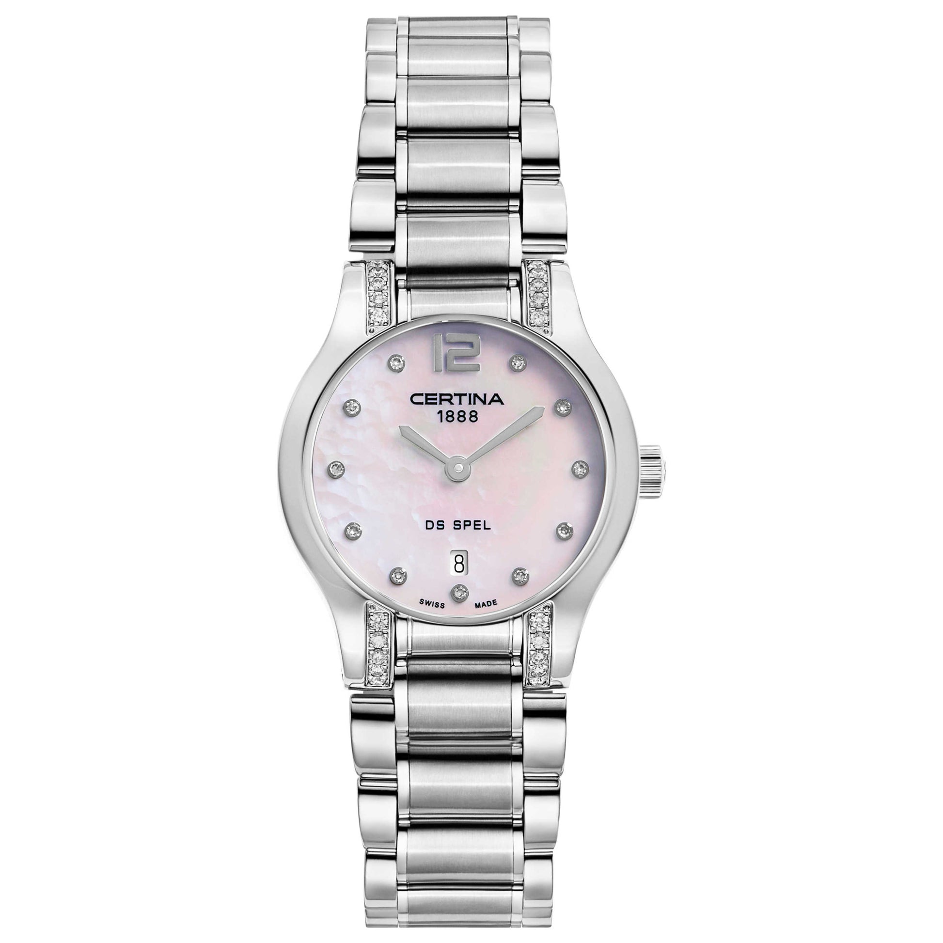 Front view of Certina DS Spel Women's Swiss Quartz (Battery-Powered) Watch C012-209-61-116-00