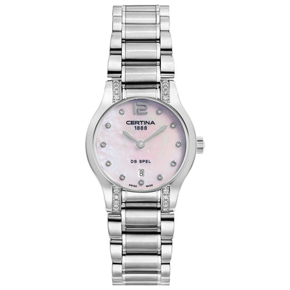 Front view of Certina DS Spel Women's Swiss Quartz (Battery-Powered) Watch C012-209-61-116-00