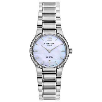 Front view of Certina DS Spel Women's Swiss Quartz (Battery-Powered) Watch C012-209-61-117-00