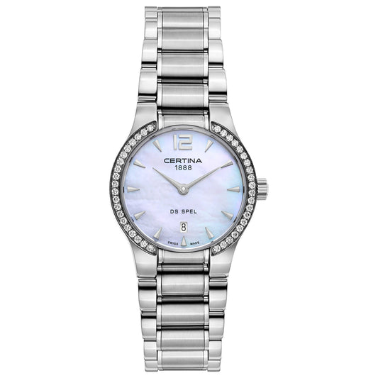 Front view of Certina DS Spel Women's Swiss Quartz (Battery-Powered) Watch C012-209-61-117-00