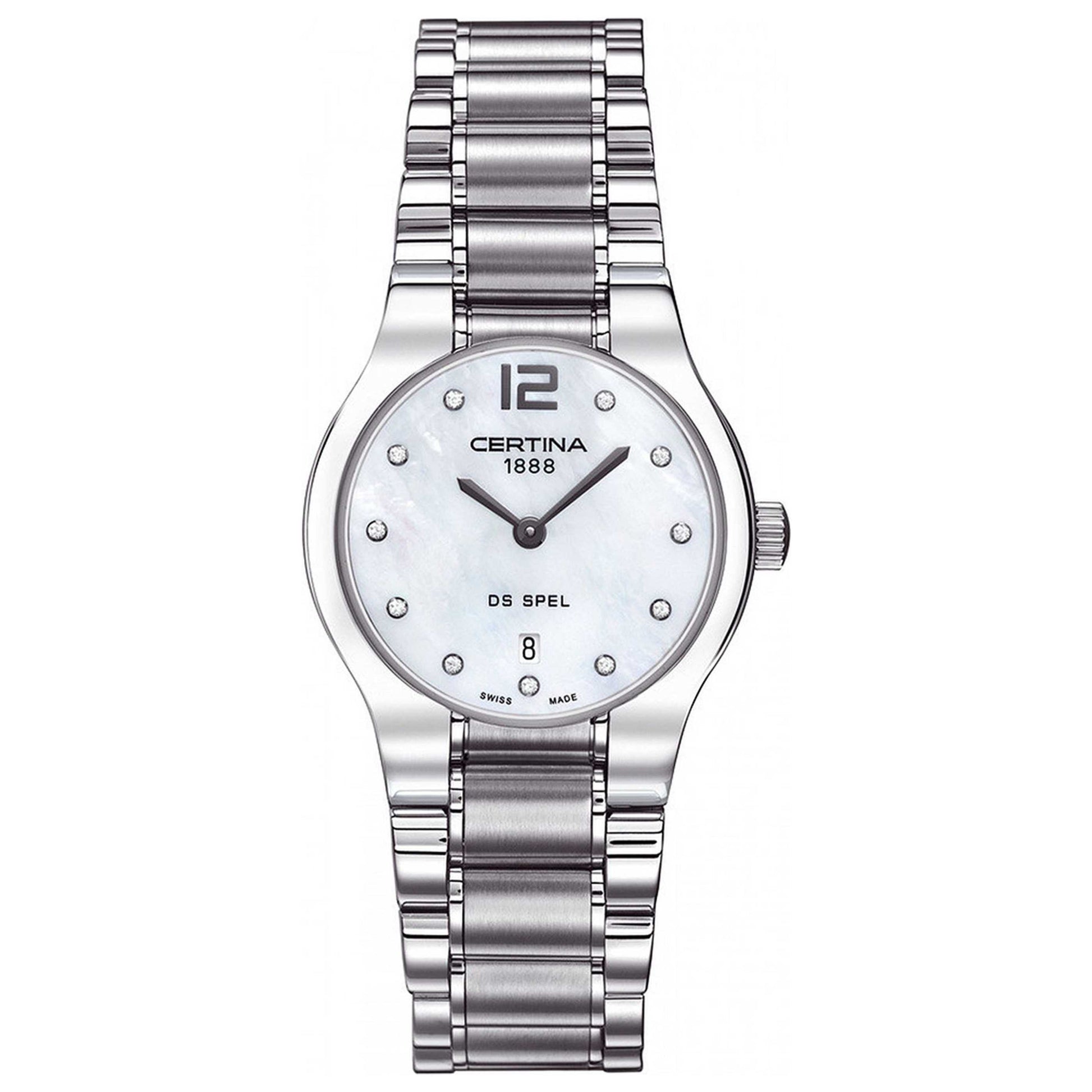 Front view of Certina DS Spel Lady 09 Women's Quartz Watch C0122091111600