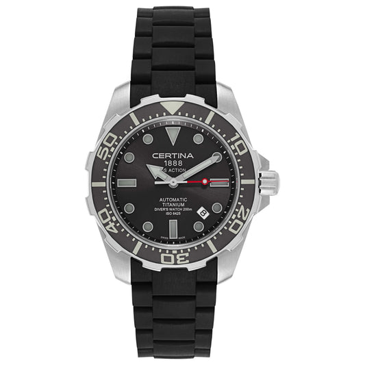Front view of Certina DS Action Men's Automatic Watch C013-407-47-081-00