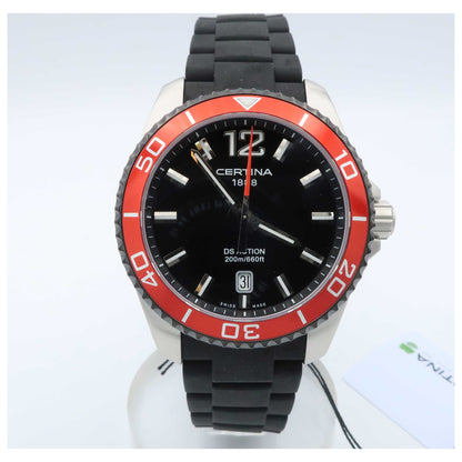 Front view of Certina DS Action Men's Swiss Quartz (Battery-Powered) Watch C013-410-27-05700-PO