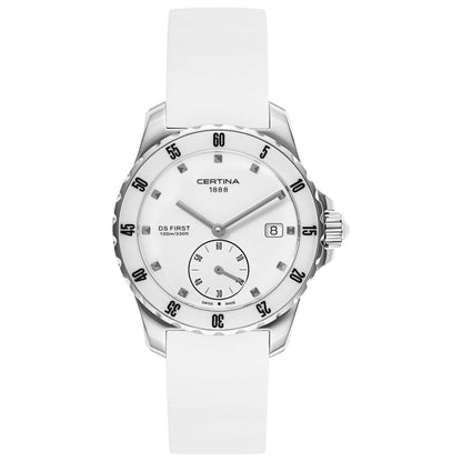 Front view of Certina DS First Women's Swiss Quartz (Battery-Powered) Watch C014-235-17-011-00