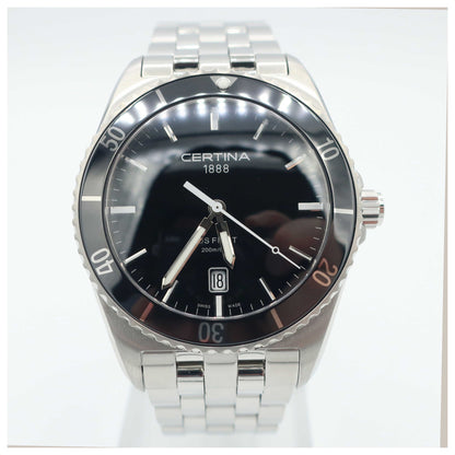 Front view of Certina DS First Men's Swiss Quartz (Battery-Powered) Watch C014-410-11-05100-SD