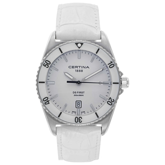 Front view of Certina DS First Men's Swiss Quartz (Battery-Powered) Watch C014-410-16-011-00