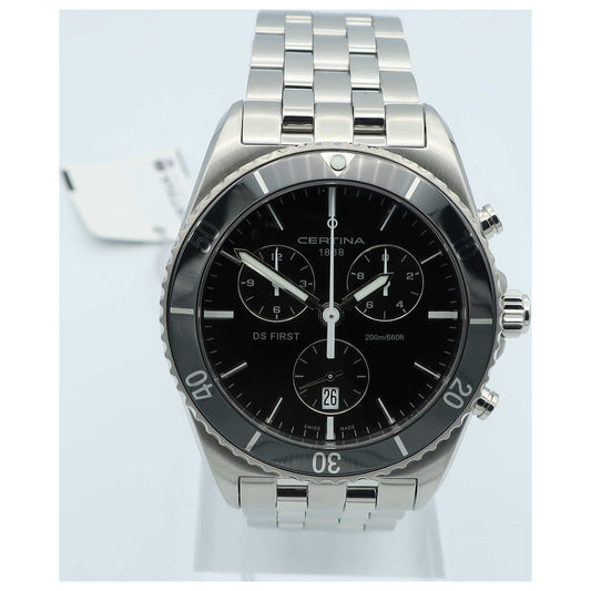 Front view of Certina DS First Men's Swiss Quartz (Battery-Powered) Watch C014-417-11-05100-SD
