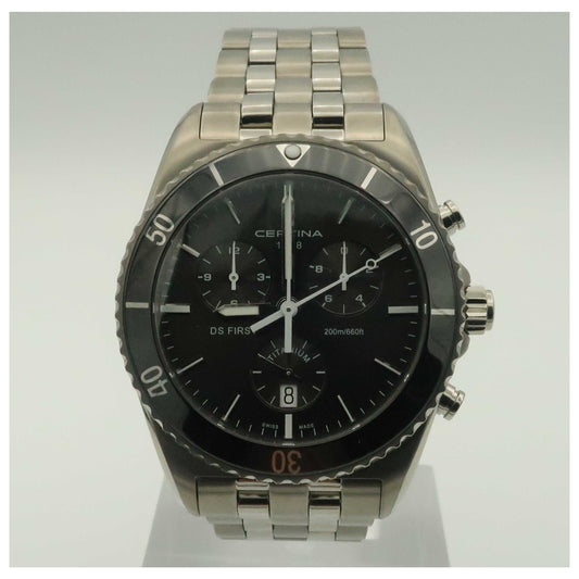 Front view of Certina DS First Men's Swiss Quartz (Battery-Powered) Watch C014-417-4408100-SDV