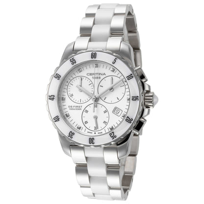 Front view of Certina DS First Lady Women's Quartz Watch C0142171101101