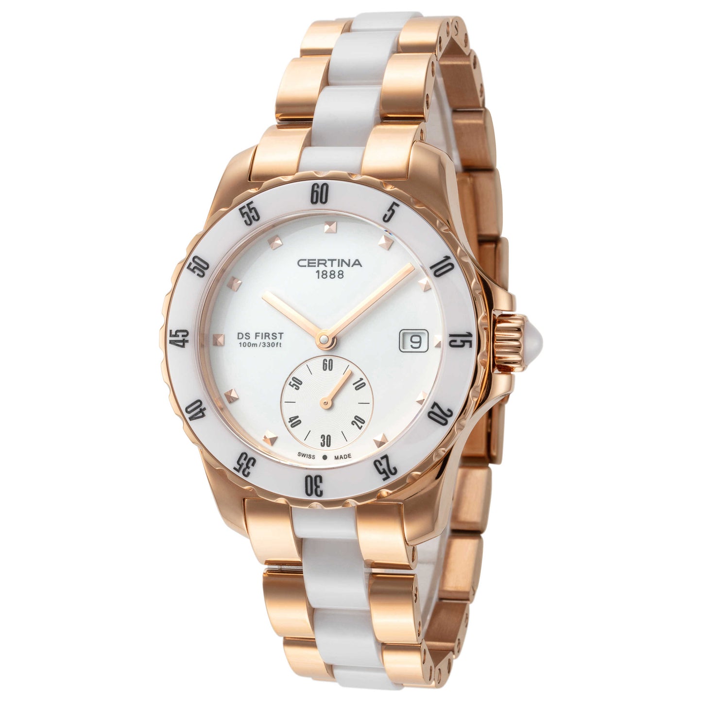 Front view of Certina DS First Lady Women's Quartz Watch C0142353301100