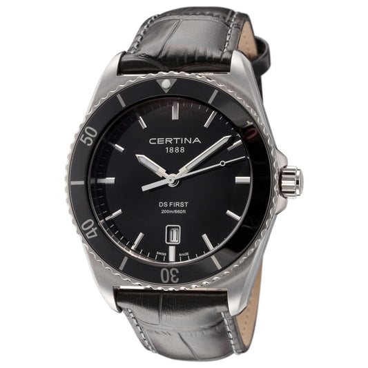 Front view of Certina DS First Men's Quartz Watch C0144101605100