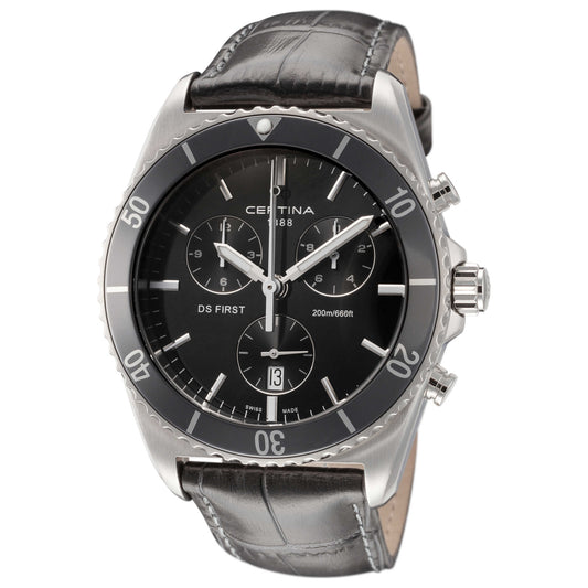 Front view of Certina DS First Men's Quartz Watch C0144171605100
