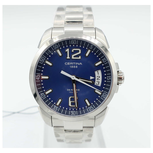 Front view of Certina DS Rookie Men's Swiss Quartz (Battery-Powered) Watch C016-410-11-04700-SD