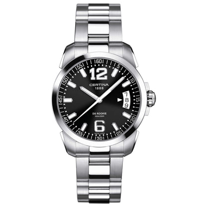 Front view of Certina DS Rookie Men's Swiss Quartz (Battery-Powered) Watch C016-410-11-057-00