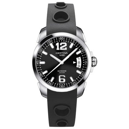 Front view of Certina DS Rookie Men's Swiss Quartz (Battery-Powered) Watch C016-410-17-057-00