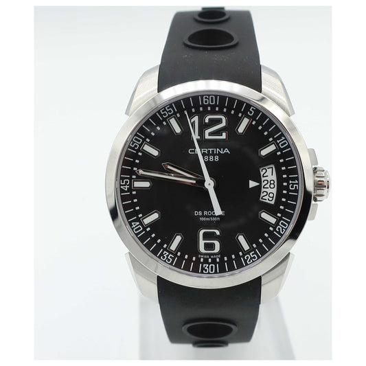 Front view of Certina DS Rookie Men's Swiss Quartz (Battery-Powered) Watch C016-410-17-05700-SD