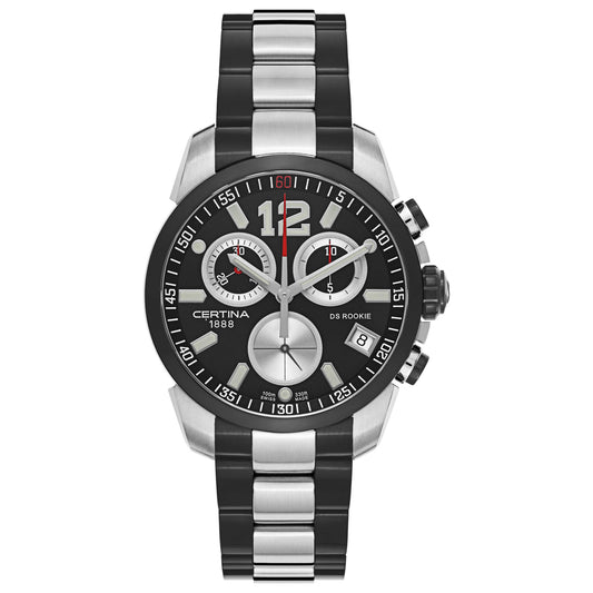 Front view of Certina DS Rookie Men's Swiss Quartz (Battery-Powered) Watch C016-417-22-057-00