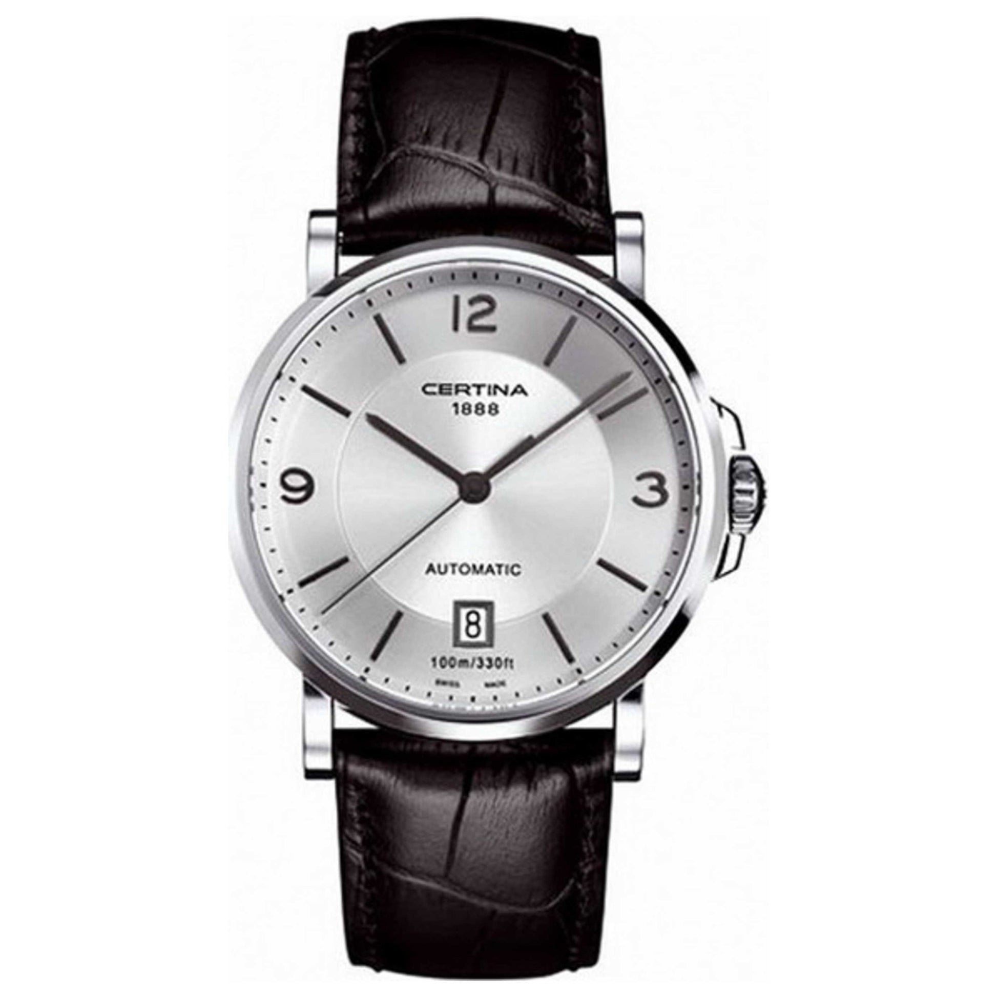 Front view of Certina DS Caimano Men's Automatic Watch C0174071603700