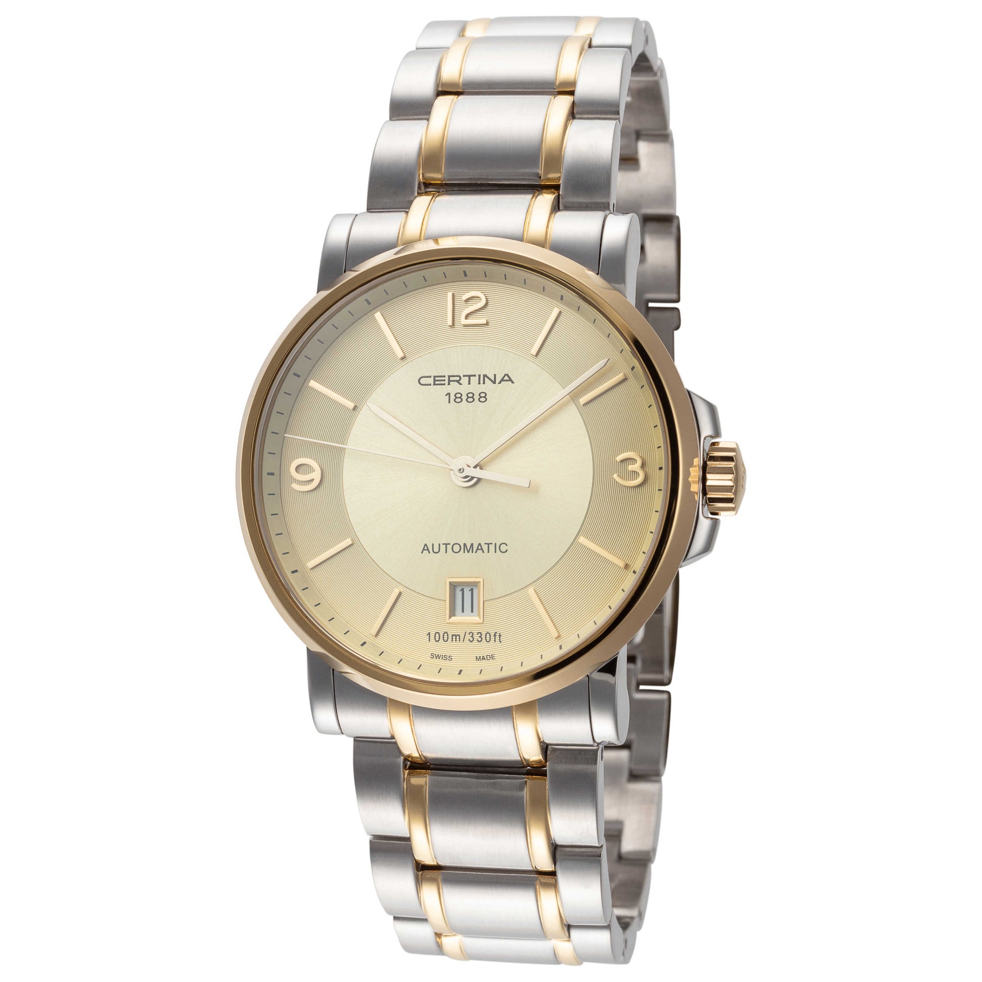 Front view of Certina DS Caimano Men's Automatic Watch C0174072202700