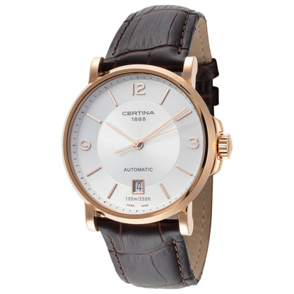 Front view of Certina DS Caimano Men's Automatic Watch C0174073603700