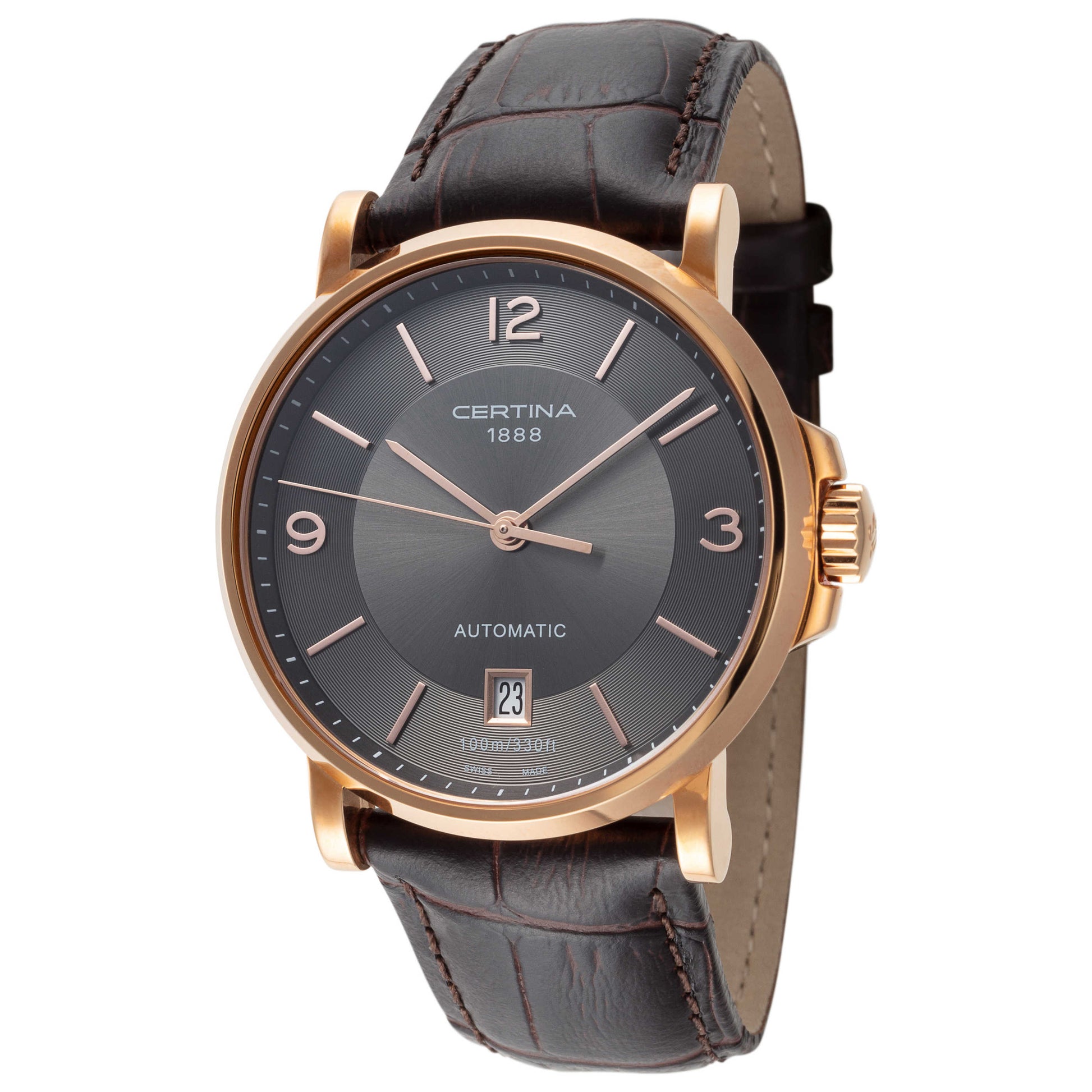 Front view of Certina DS Caimano Men's Automatic Watch C0174073608700