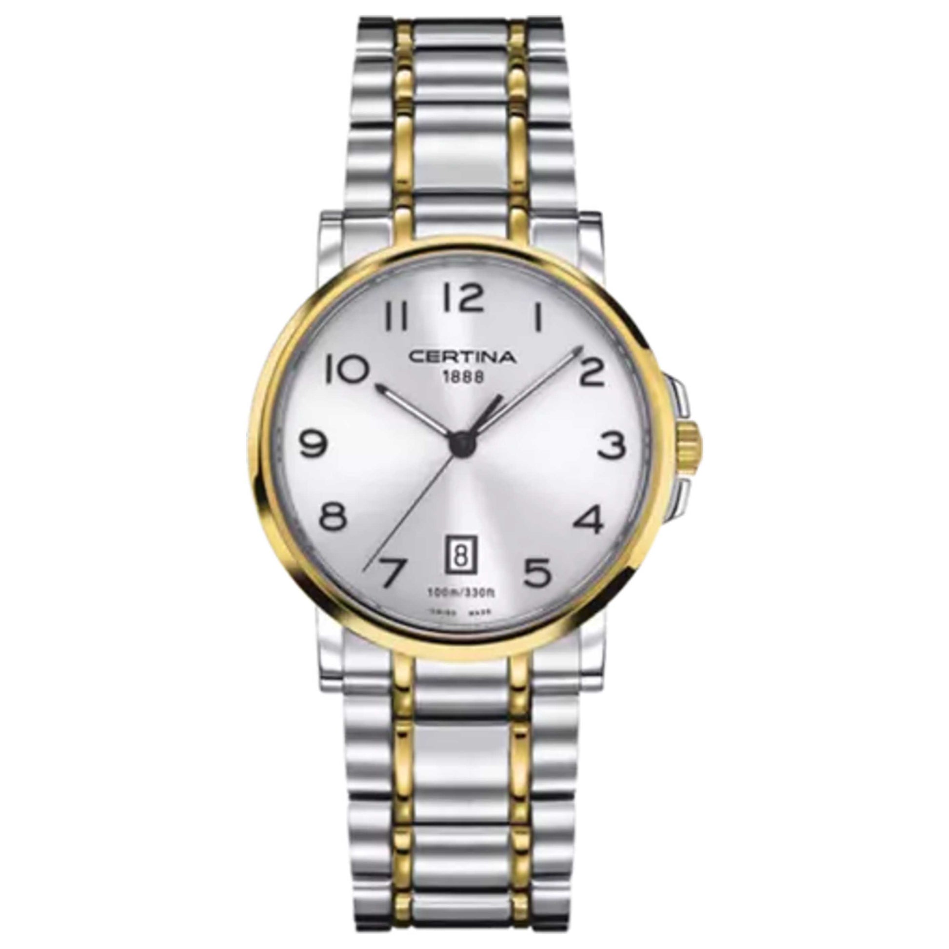 Front view of Certina DS Caimano Gent Men's Quartz Watch C0174102203200