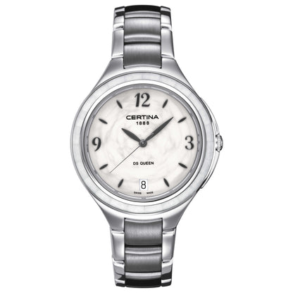 Front view of Certina DS Queen Women's Swiss Quartz (Battery-Powered) Watch C018-210-11-017-00
