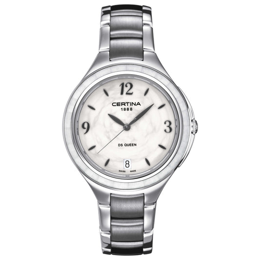 Front view of Certina DS Queen Women's Swiss Quartz (Battery-Powered) Watch C018-210-11-017-00