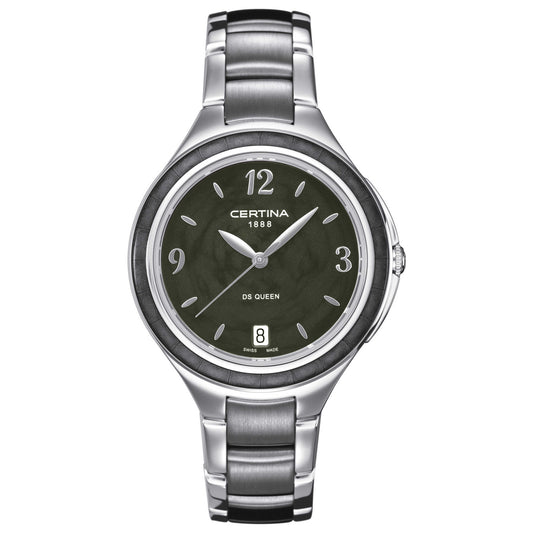 Front view of Certina DS Queen Women's Swiss Quartz (Battery-Powered) Watch C018-210-11-057-00