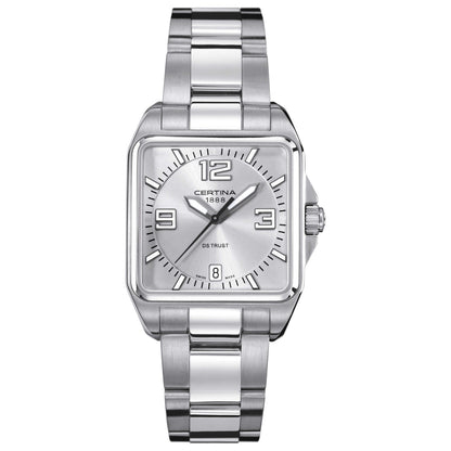 Front view of Certina DS Trust Men's Swiss Quartz (Battery-Powered) Watch C019-510-11-037-00