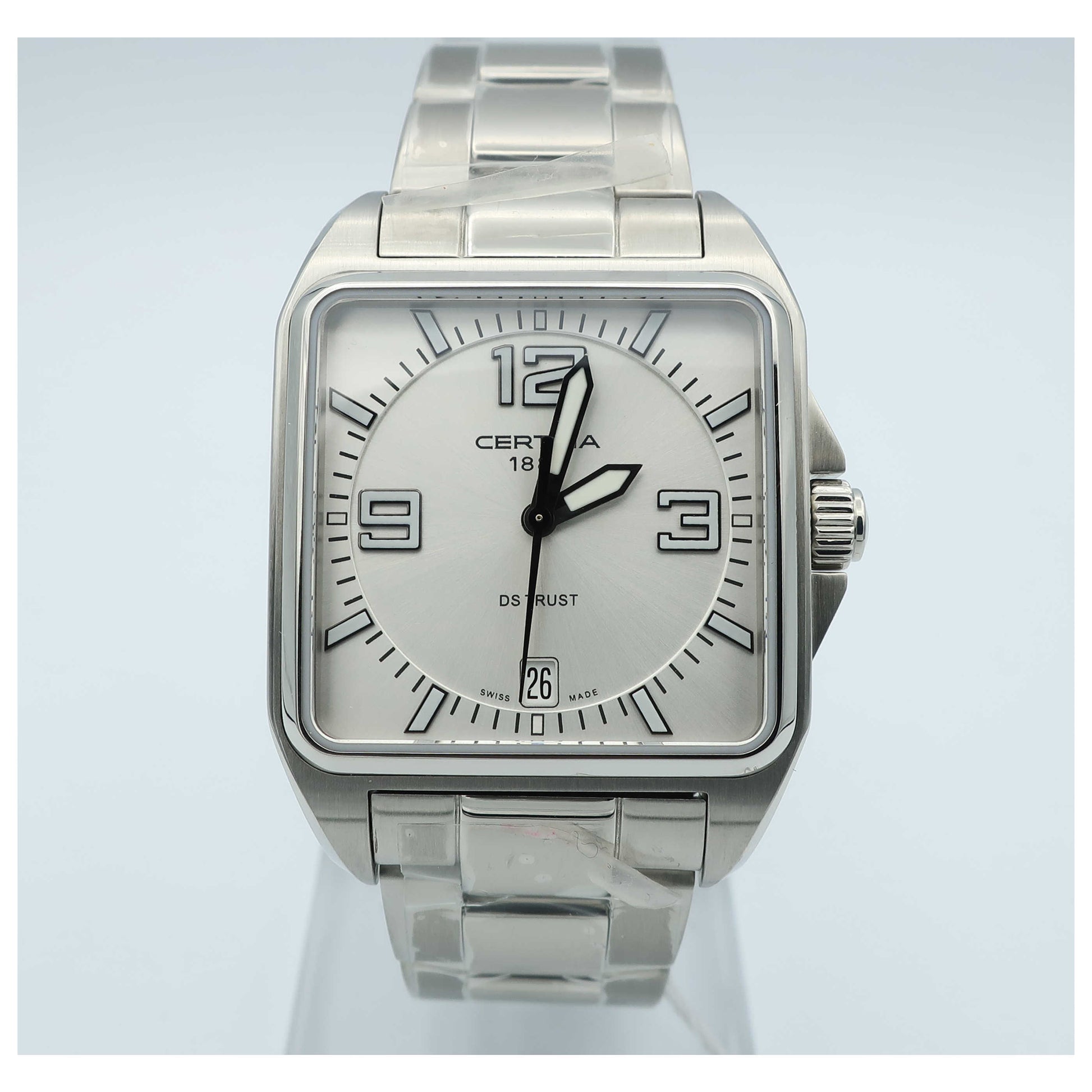 Front view of Certina DS Trust Men's Swiss Quartz (Battery-Powered) Watch C019-510-11-03700-SD