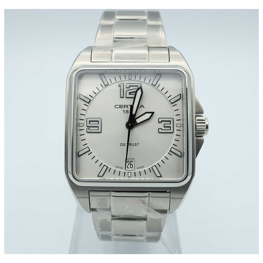 Front view of Certina DS Trust Men's Swiss Quartz (Battery-Powered) Watch C019-510-11-03700-SD