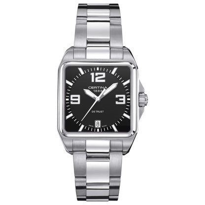 Front view of Certina DS Trust Men's Swiss Quartz (Battery-Powered) Watch C019-510-11-057-00