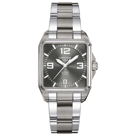 Front view of Certina DS Trust Men's Swiss Quartz (Battery-Powered) Watch C019-510-44-087-00