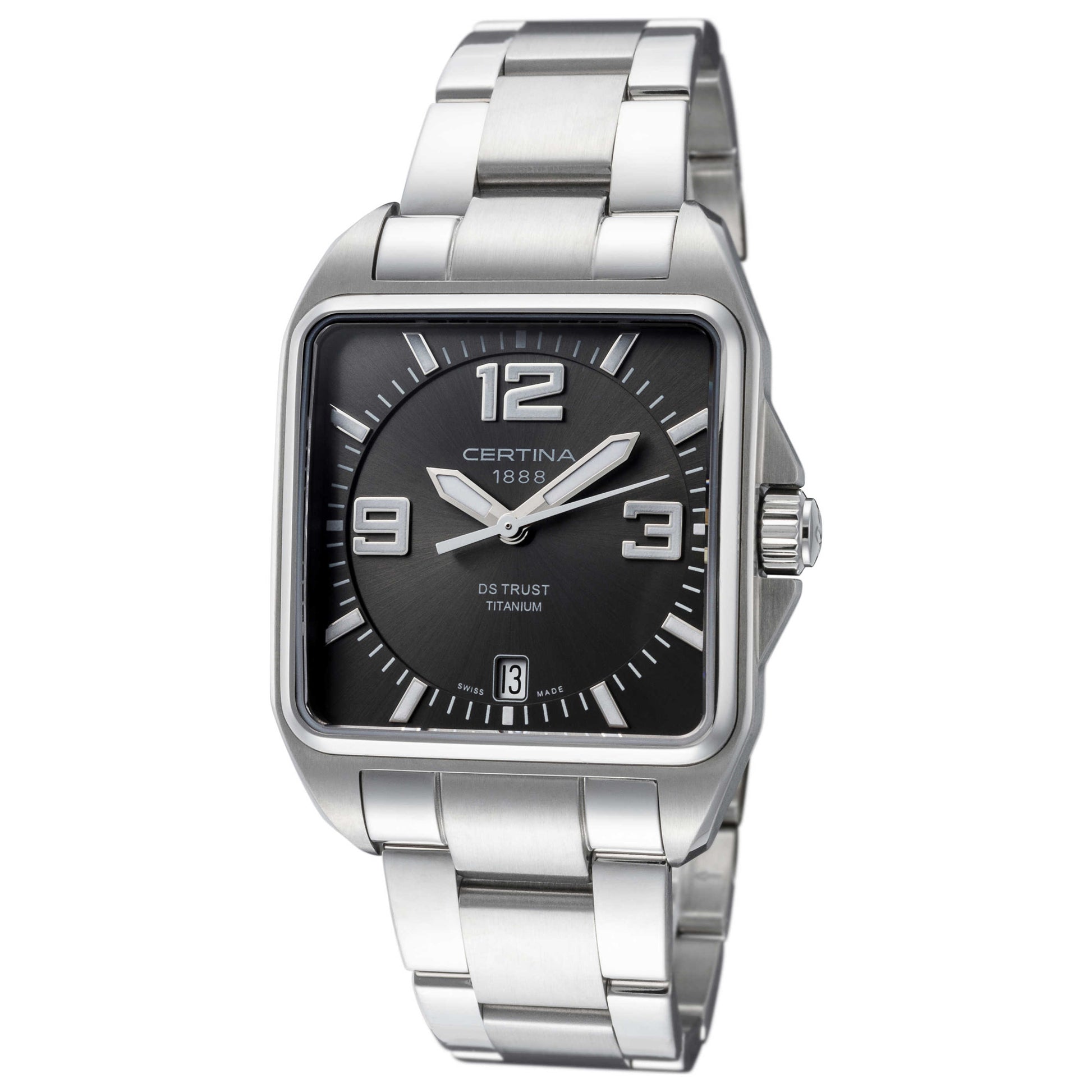 Front view of Certina DS Trust Men's Quartz Watch C0195104408700