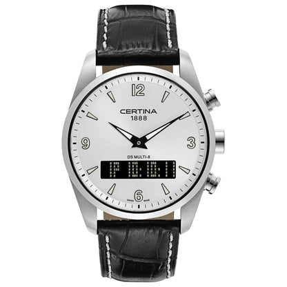 Front view of Certina DS Multi-8 Men's Swiss Quartz (Battery-Powered) Watch C020-419-16-037-00
