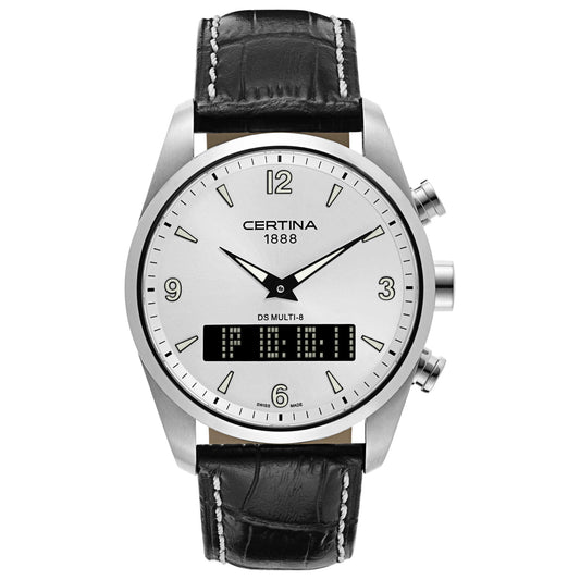 Front view of Certina DS Multi-8 Men's Swiss Quartz (Battery-Powered) Watch C020-419-16-037-00