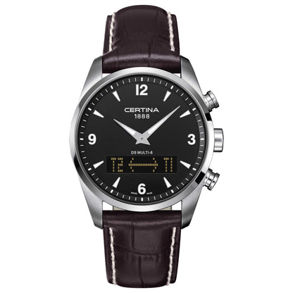 Front view of Certina DS Multi-8 Men's Swiss Quartz (Battery-Powered) Watch C020-419-16-057-00