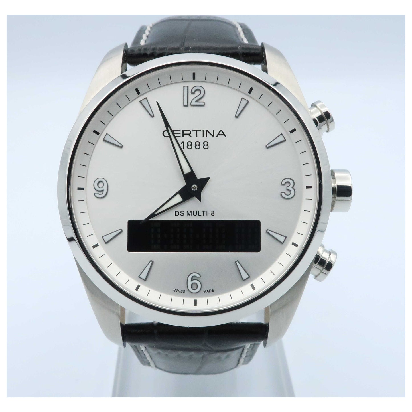 Front view of Certina DS Multi-8 Men's Swiss Quartz (Battery-Powered) Watch C020-419-1603700-SDV