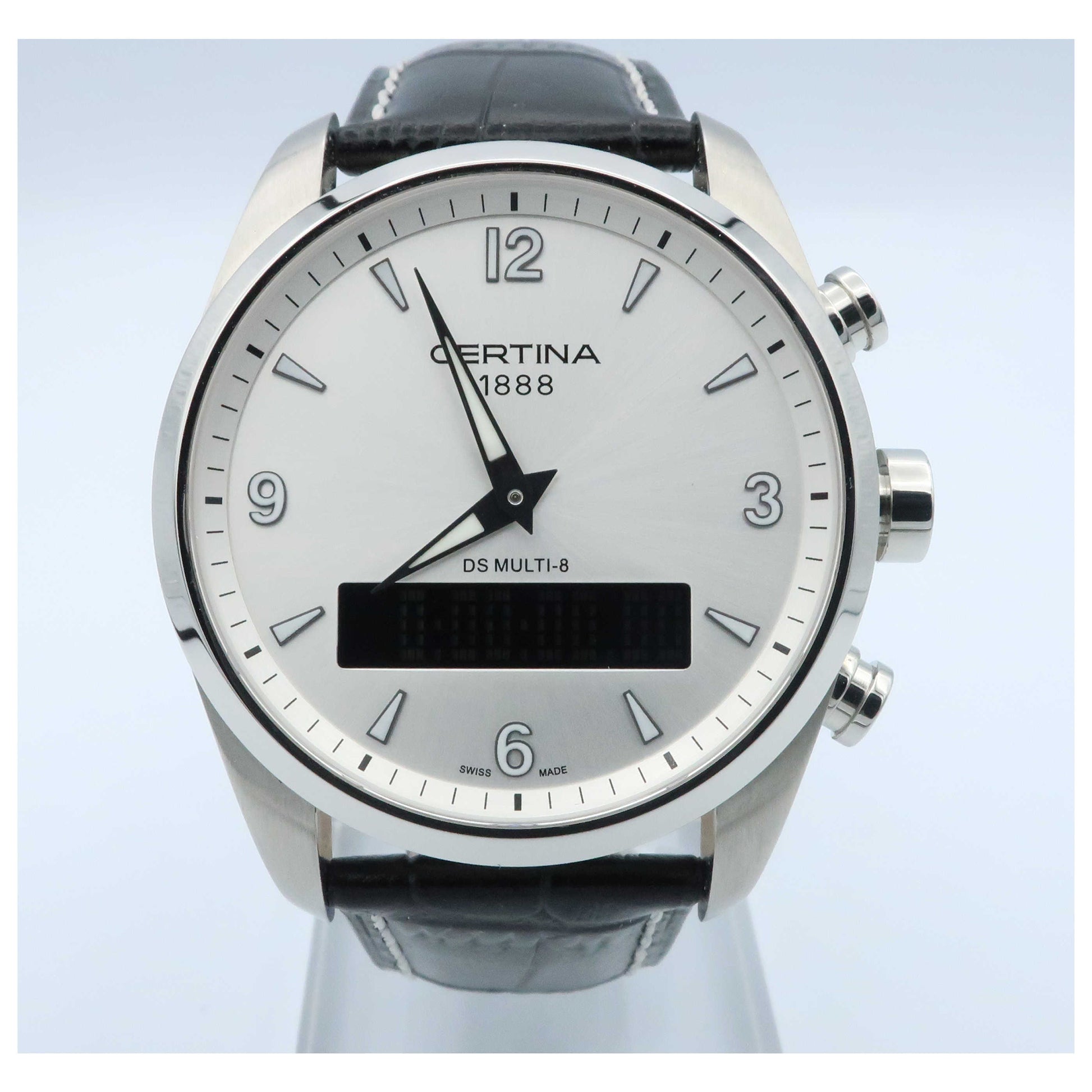 Front view of Certina DS Multi-8 Men's Swiss Quartz (Battery-Powered) Watch C020-419-1603700-SDV