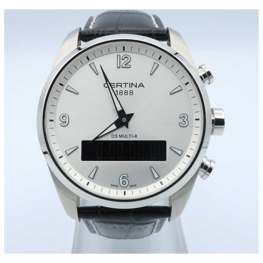 Front view of Certina DS Multi-8 Men's Swiss Quartz (Battery-Powered) Watch C020-419-1603700-SDV