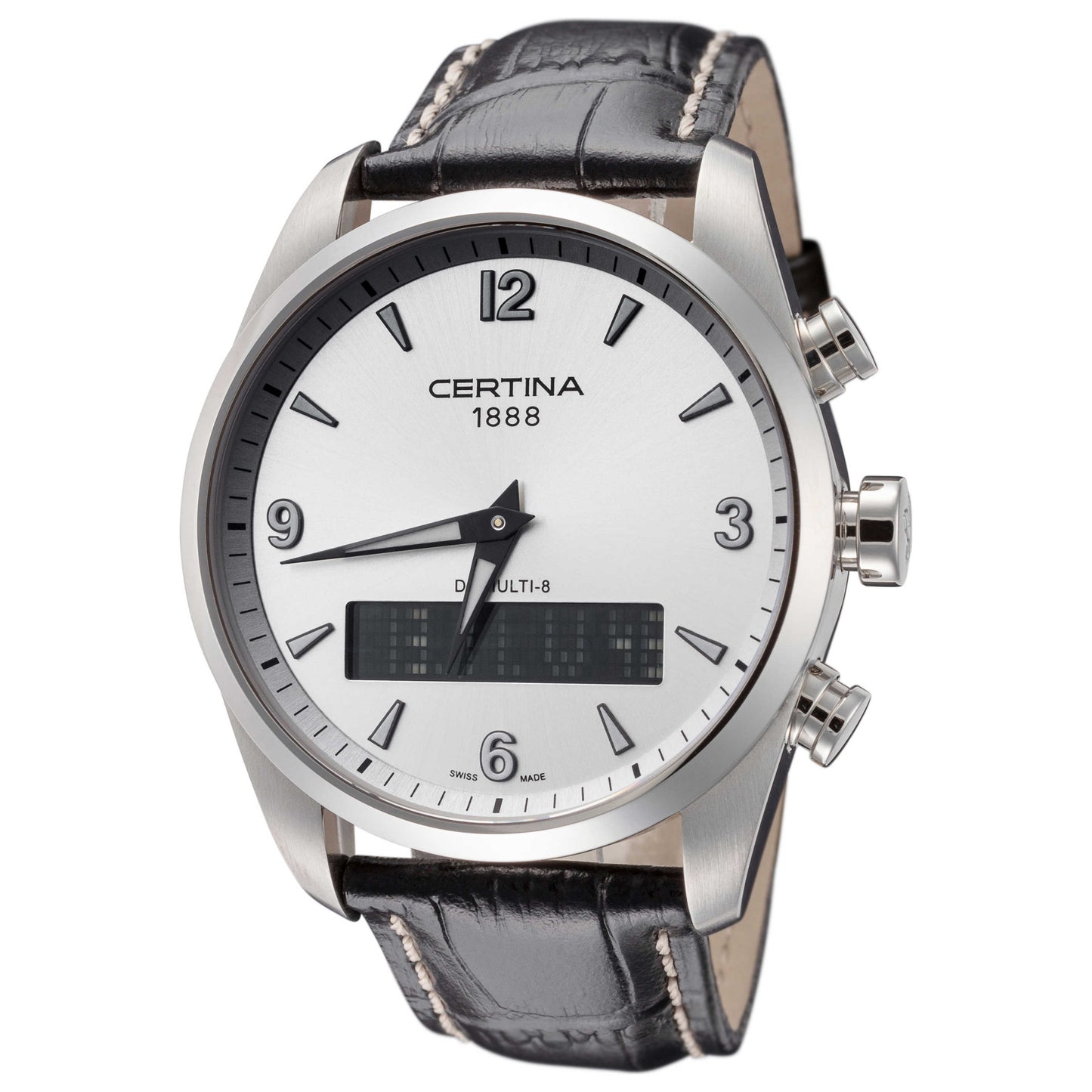 Front view of Certina DS Multi-8 Men's Quartz Watch C0204191603700