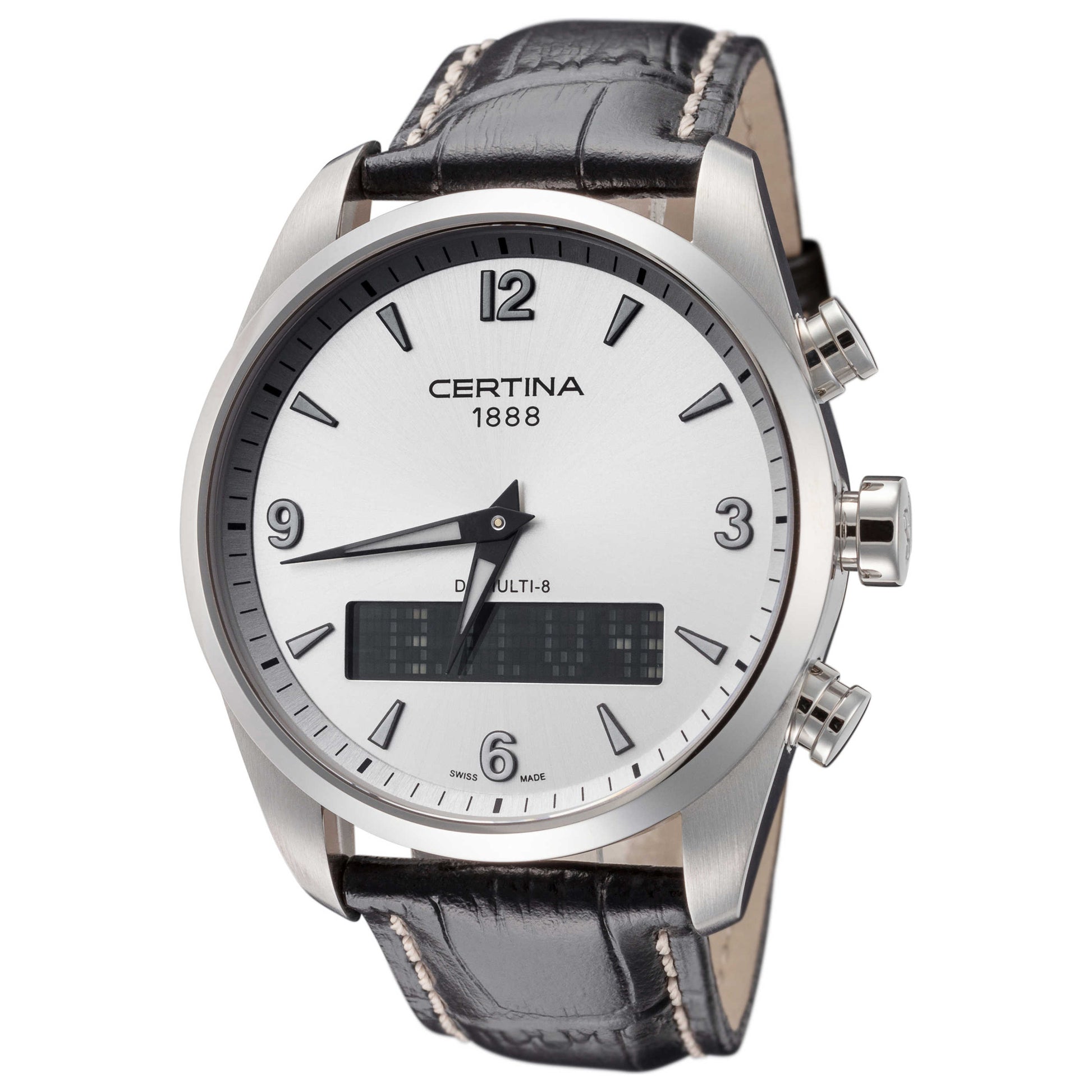 Front view of Certina DS Multi-8 Men's Quartz Watch C0204191603700