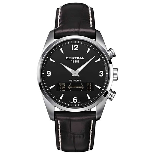 Front view of Certina DS Multi-8 Men's Quartz Watch C0204191605700