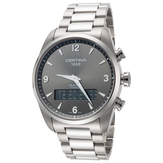 Front view of Certina DS Multi-8 Men's Quartz Watch C0204194408700