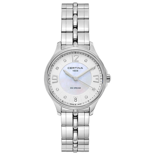 Front view of Certina DS Dream Women's Swiss Quartz (Battery-Powered) Watch C021-210-11-116-00