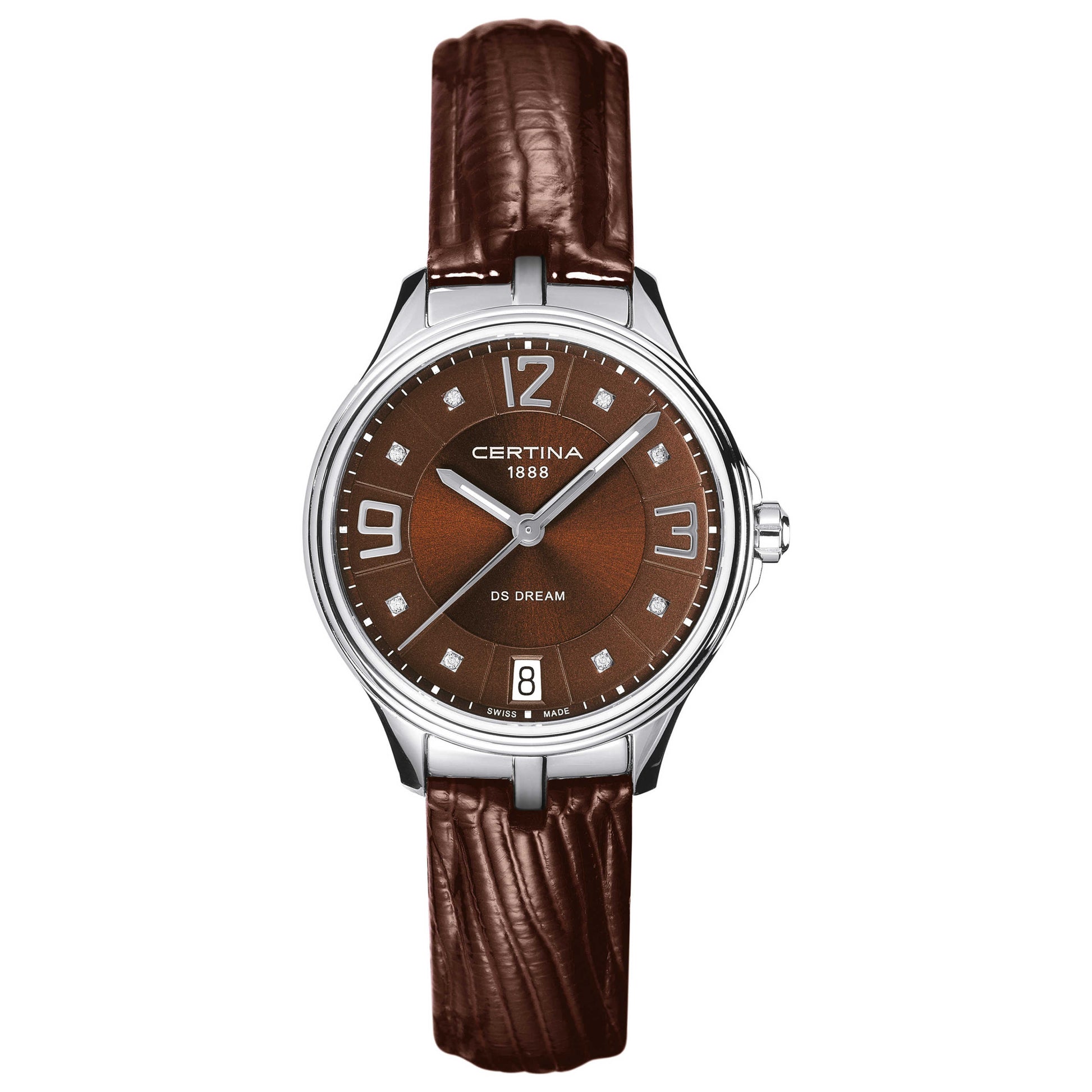 Front view of Certina DS Dream Women's Swiss Quartz (Battery-Powered) Watch C021-210-16-296-00