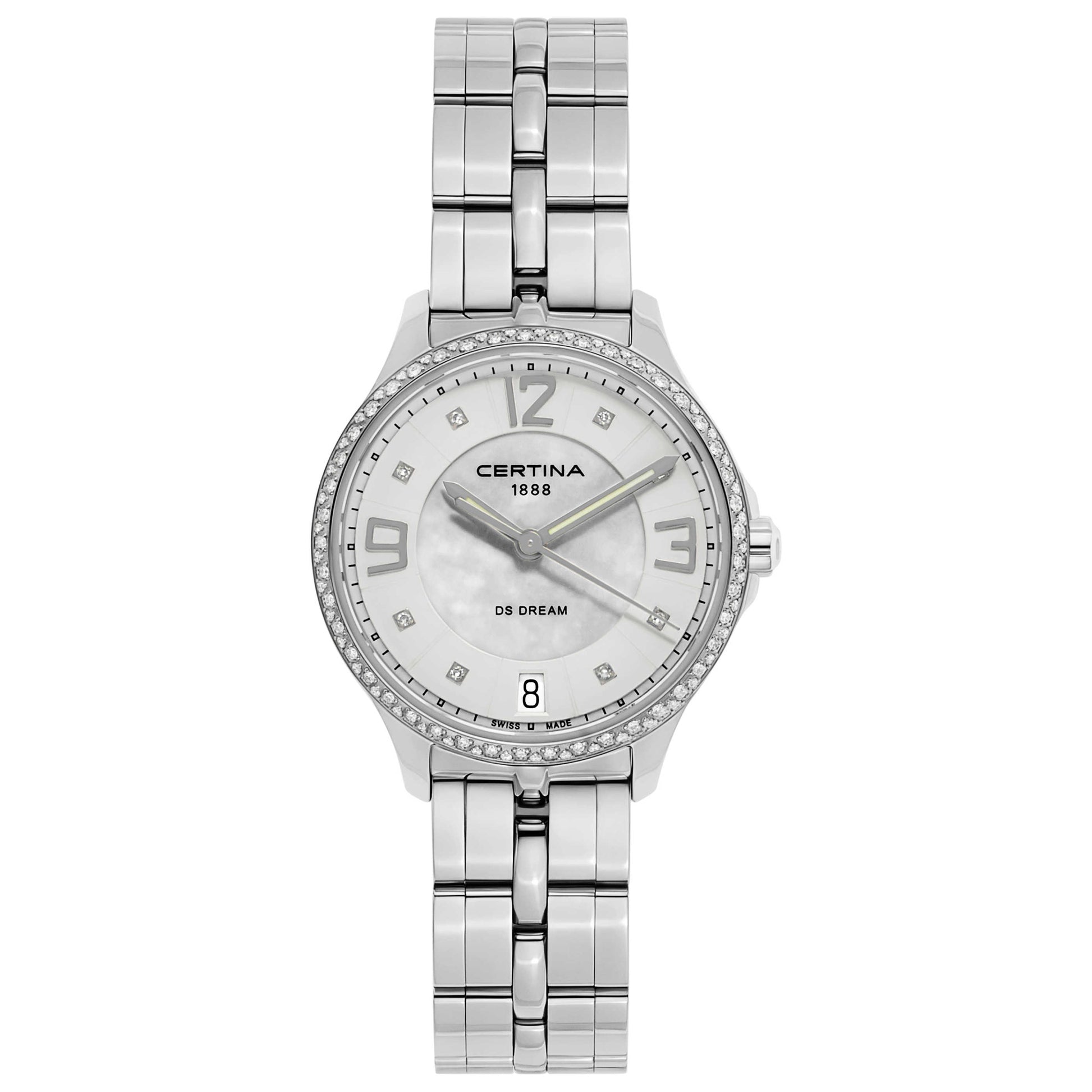 Front view of Certina DS Dream Women's Swiss Quartz (Battery-Powered) Watch C021-210-61-116-00
