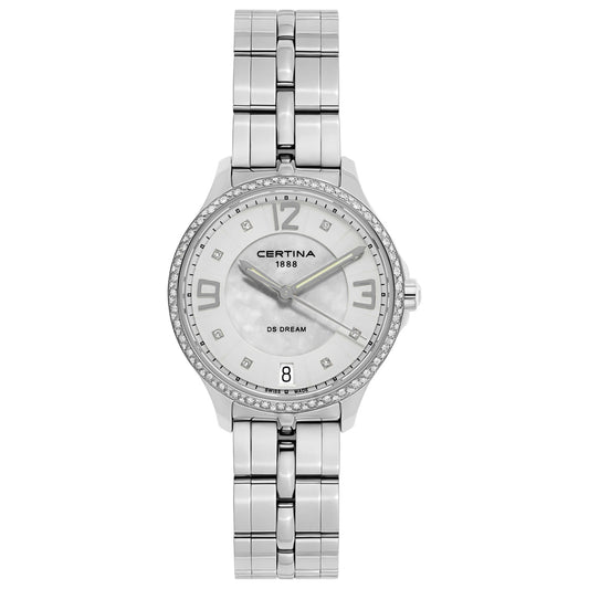 Front view of Certina DS Dream Women's Swiss Quartz (Battery-Powered) Watch C021-210-61-116-00
